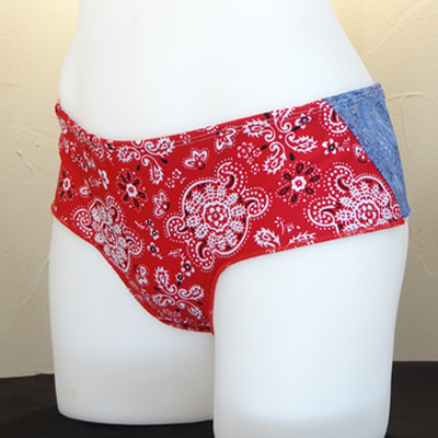 Swimsuit Red Hankerchief